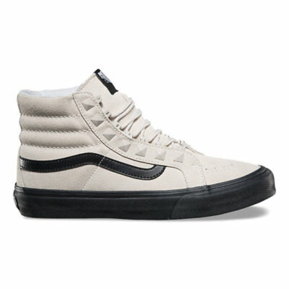 Vans Shoes - NWT VANS SK8-HI Slim Studs Marshmallow Suede W